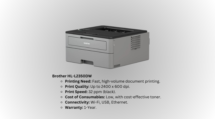 Brother HL-L2350DW: A Comprehensive Review