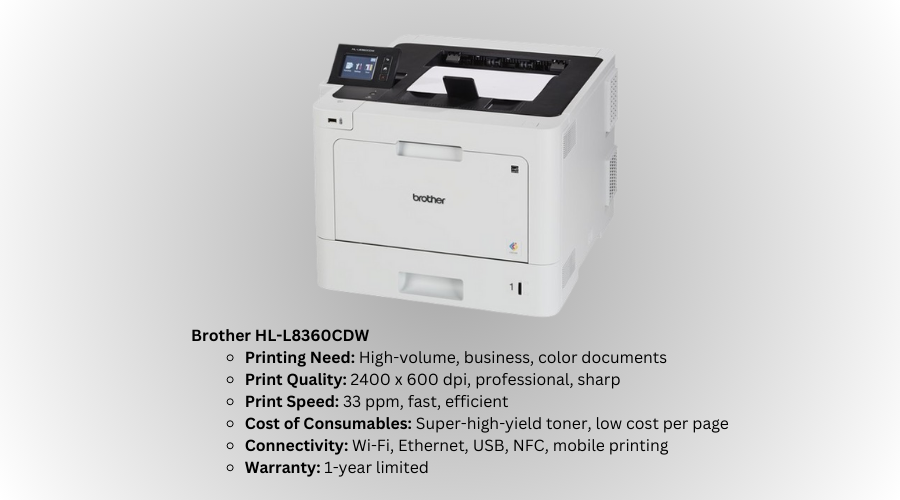 Brother HL-L8360CDW: A Comprehensive Review